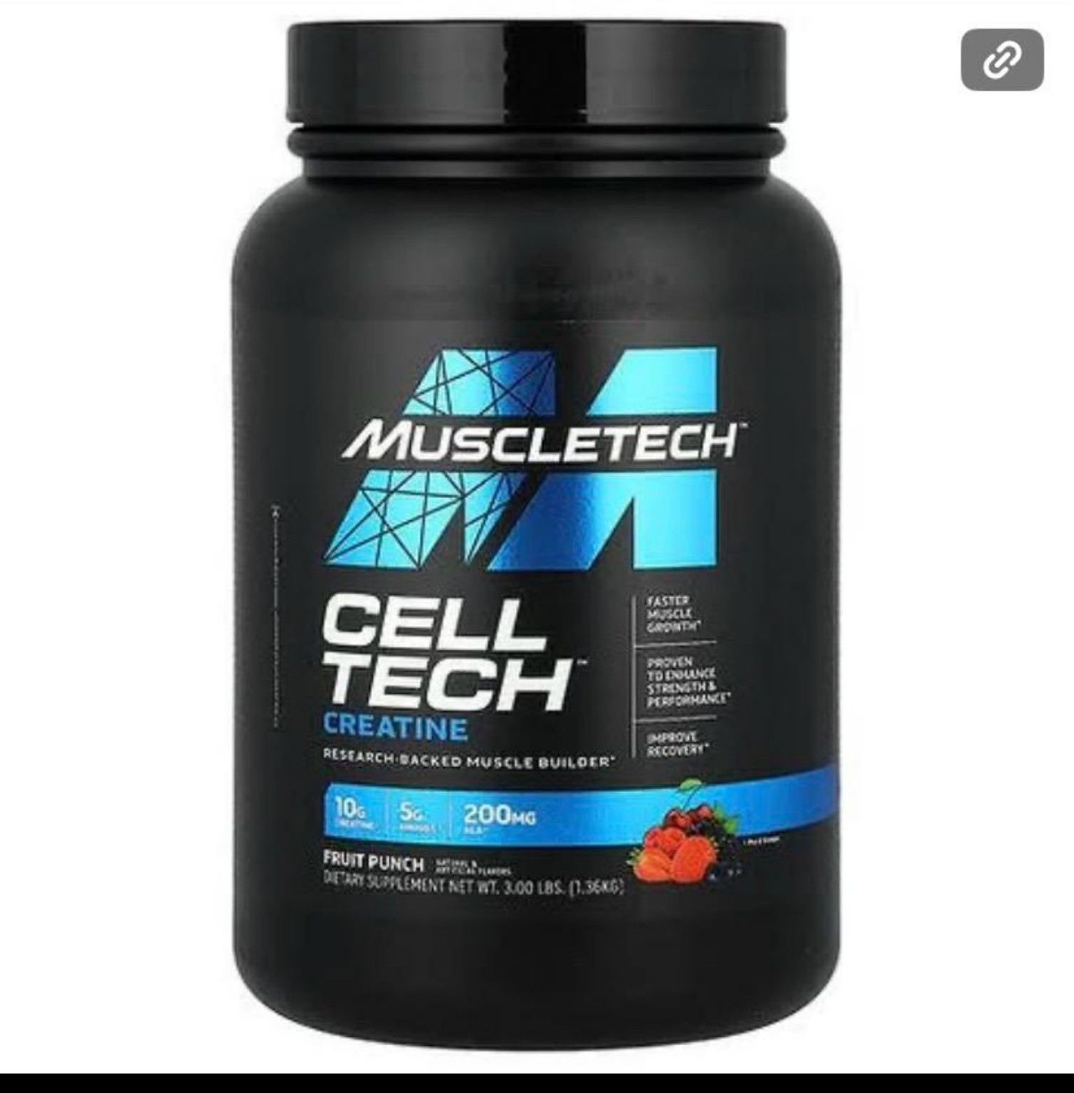 MuscleTech CellTech Creatine container